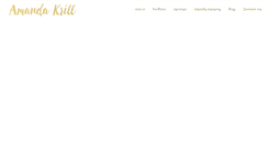 Desktop Screenshot of amandakrill.com